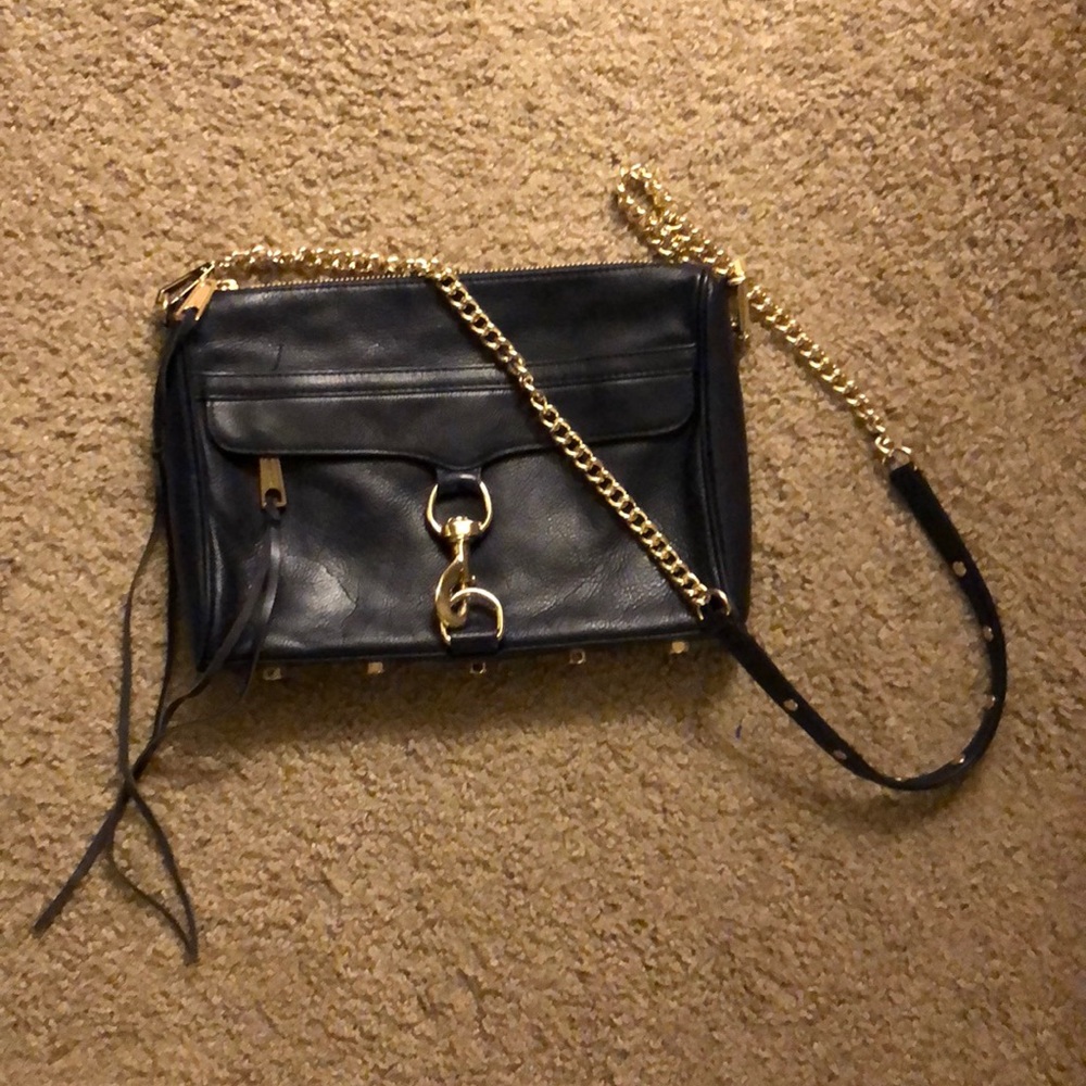 Navy Rebecca Minkoff Large MAC crossbody